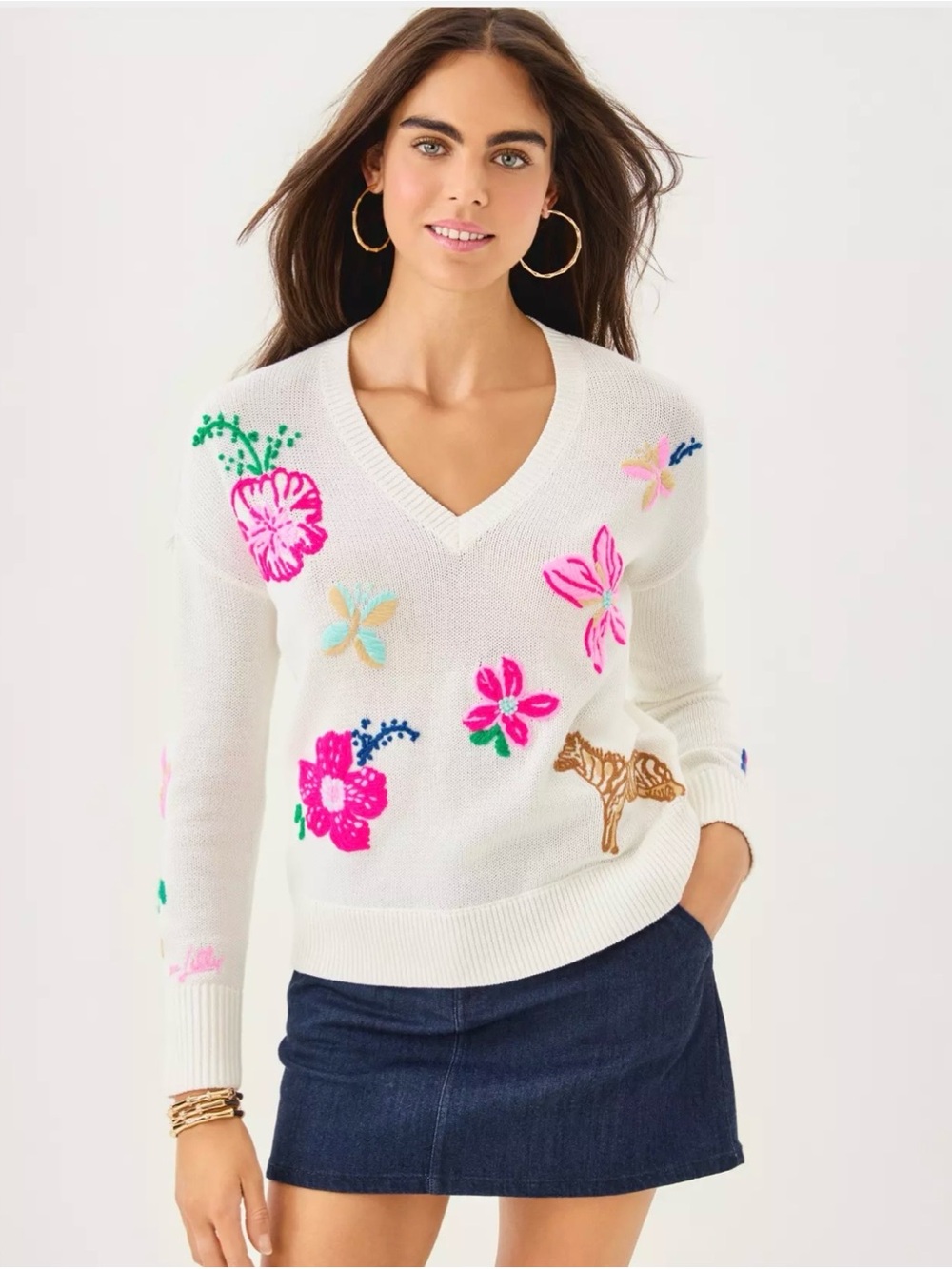 Lilly Pulitzer Tensley V-Neck Sweater